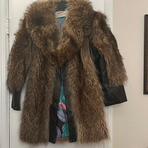 Pogues leather jacket Women’s brown